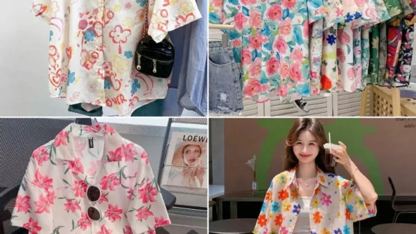 รีวิวเสื้อเชิ้ตลายดอก Hotgirl แฟชั่นรับซัมเมอร์ ใส่สบาย ถ่ายรูปขึ้นกล้อง พร้อมส่ง S 2xl