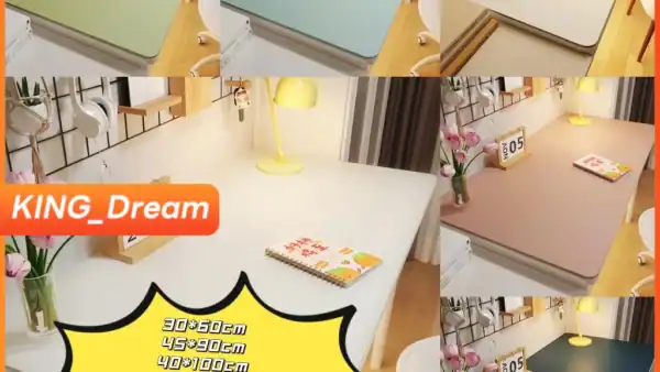 รีวิว เสื่อหนัง Pu ปูโต๊ะ กันน้ำ กันลื่น ไอเทมลับเปลี่ยนโต๊ะทำงานให้ดูแพงในราคาหลักร้อย